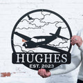 Airplane Outdoor Monogram