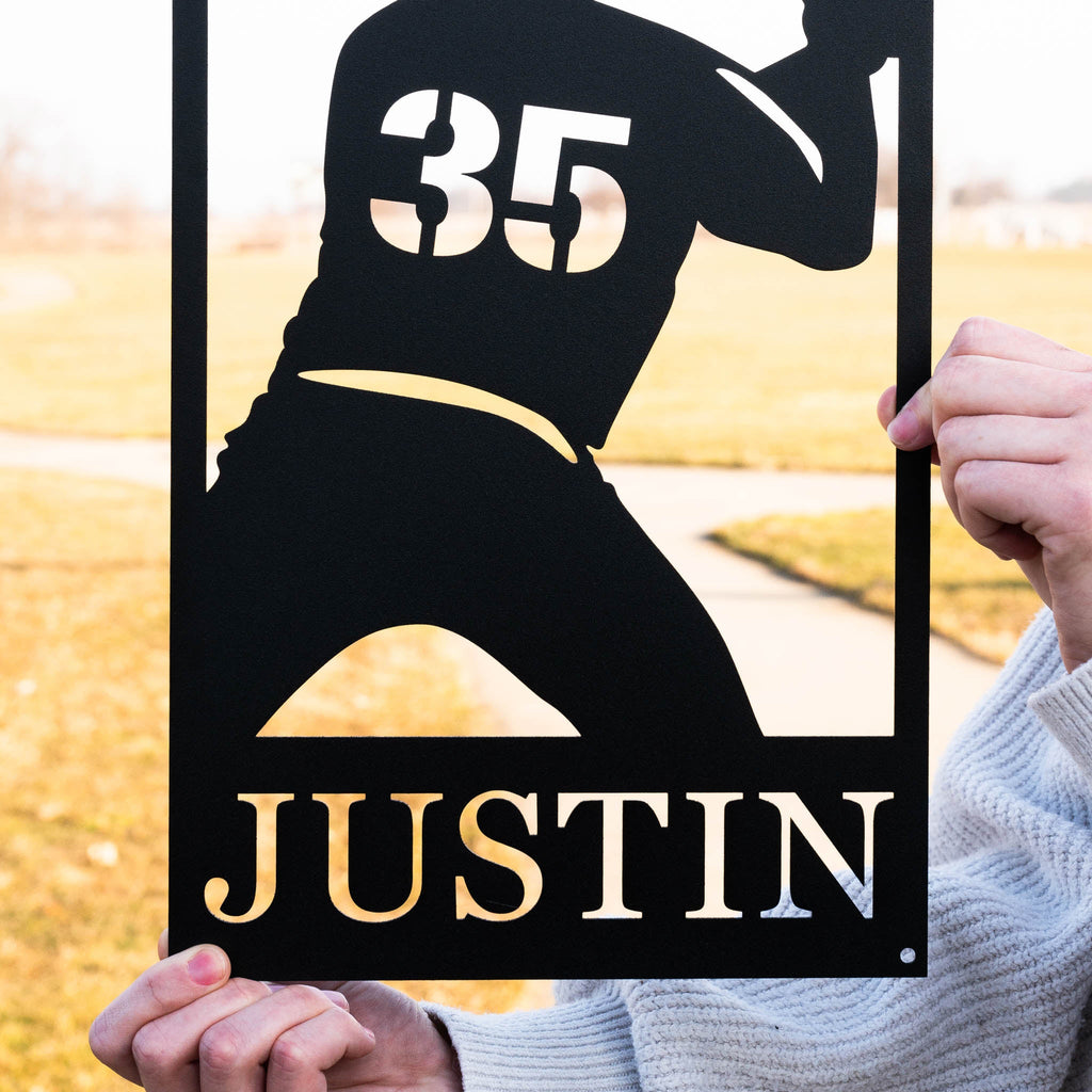 Baseball Athlete Monogram
