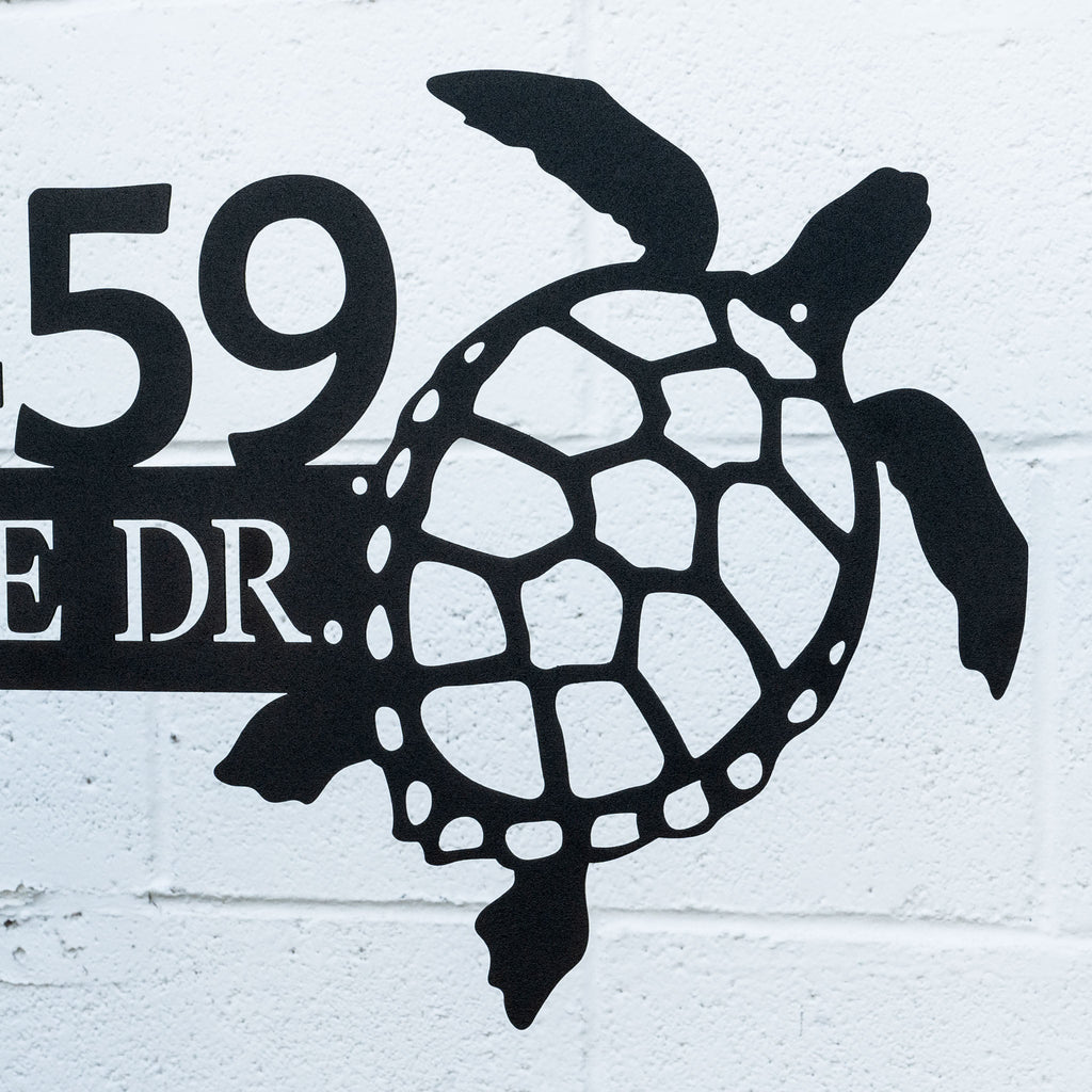 Coastal Address Sign