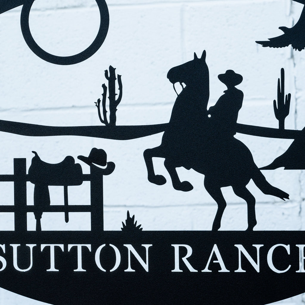 Ranch Oval Monogram