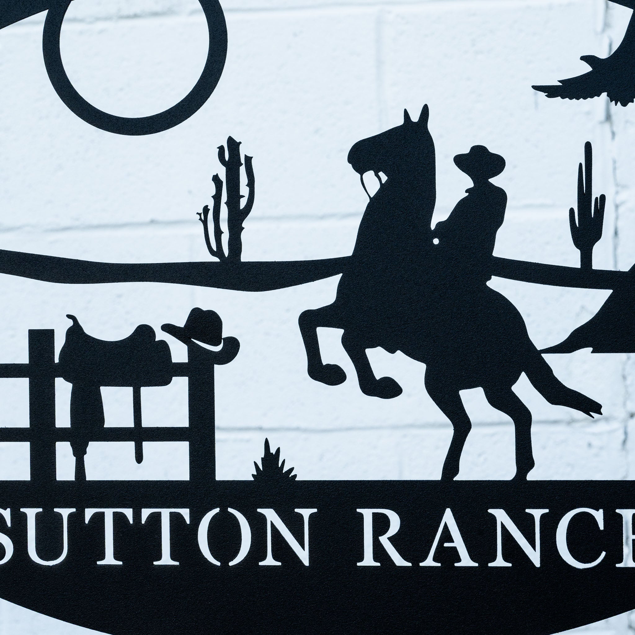Ranch Oval Monogram