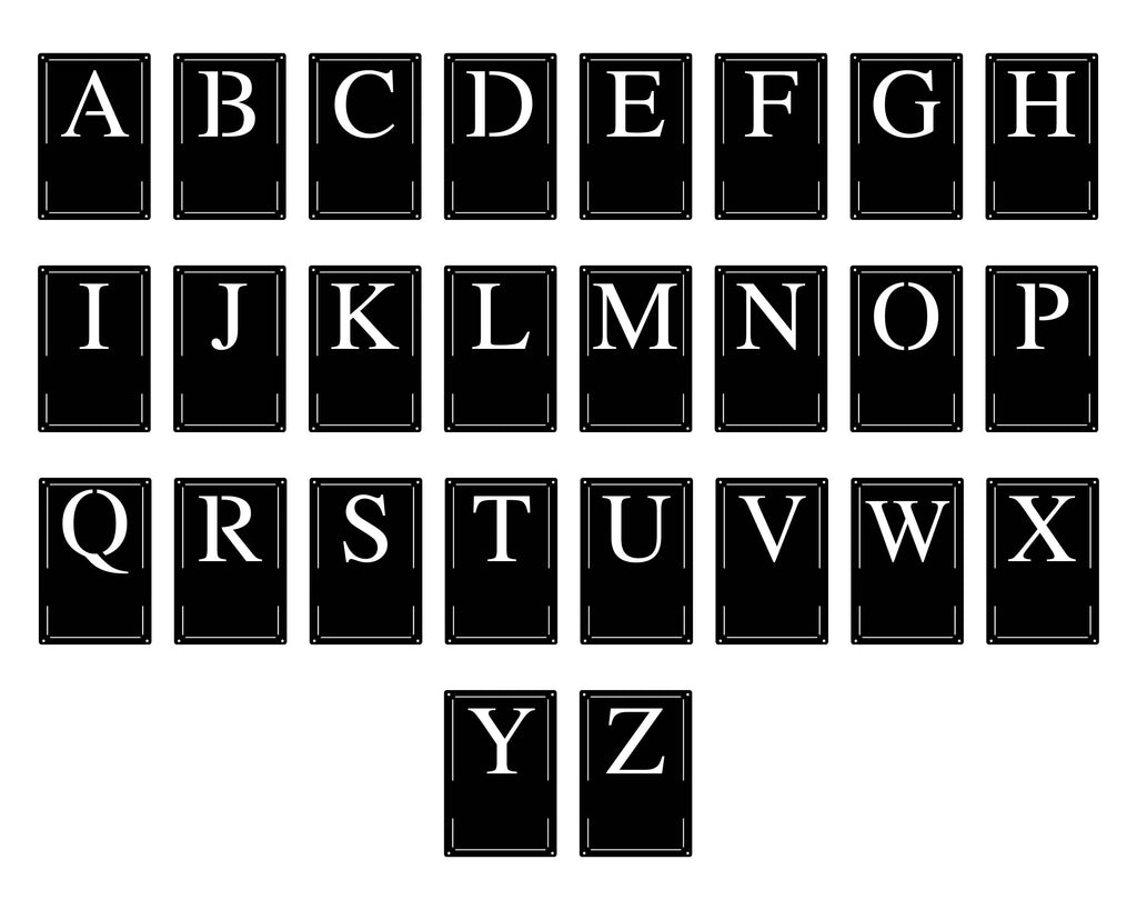 Established Letter Plaque