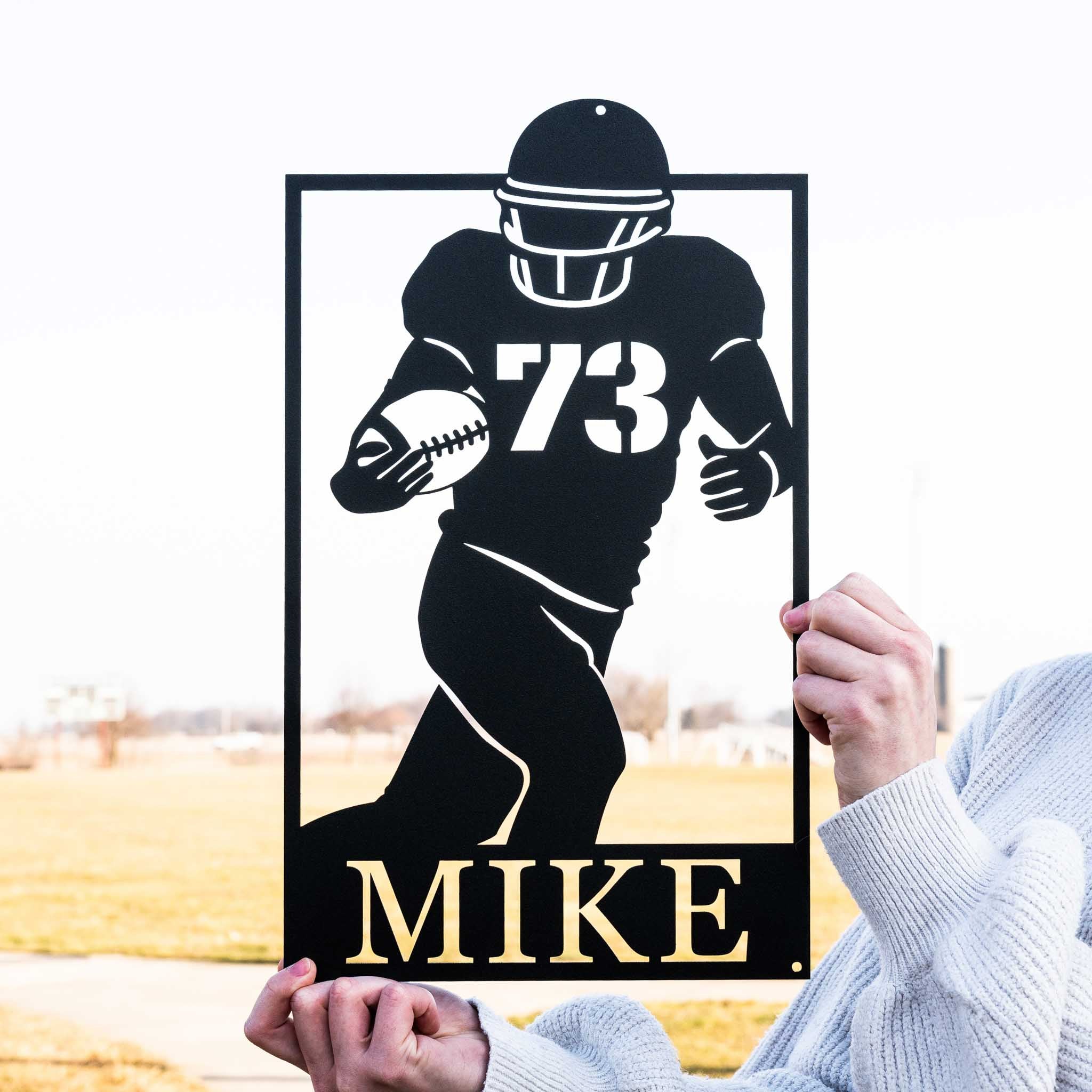 Football Athlete Monogram