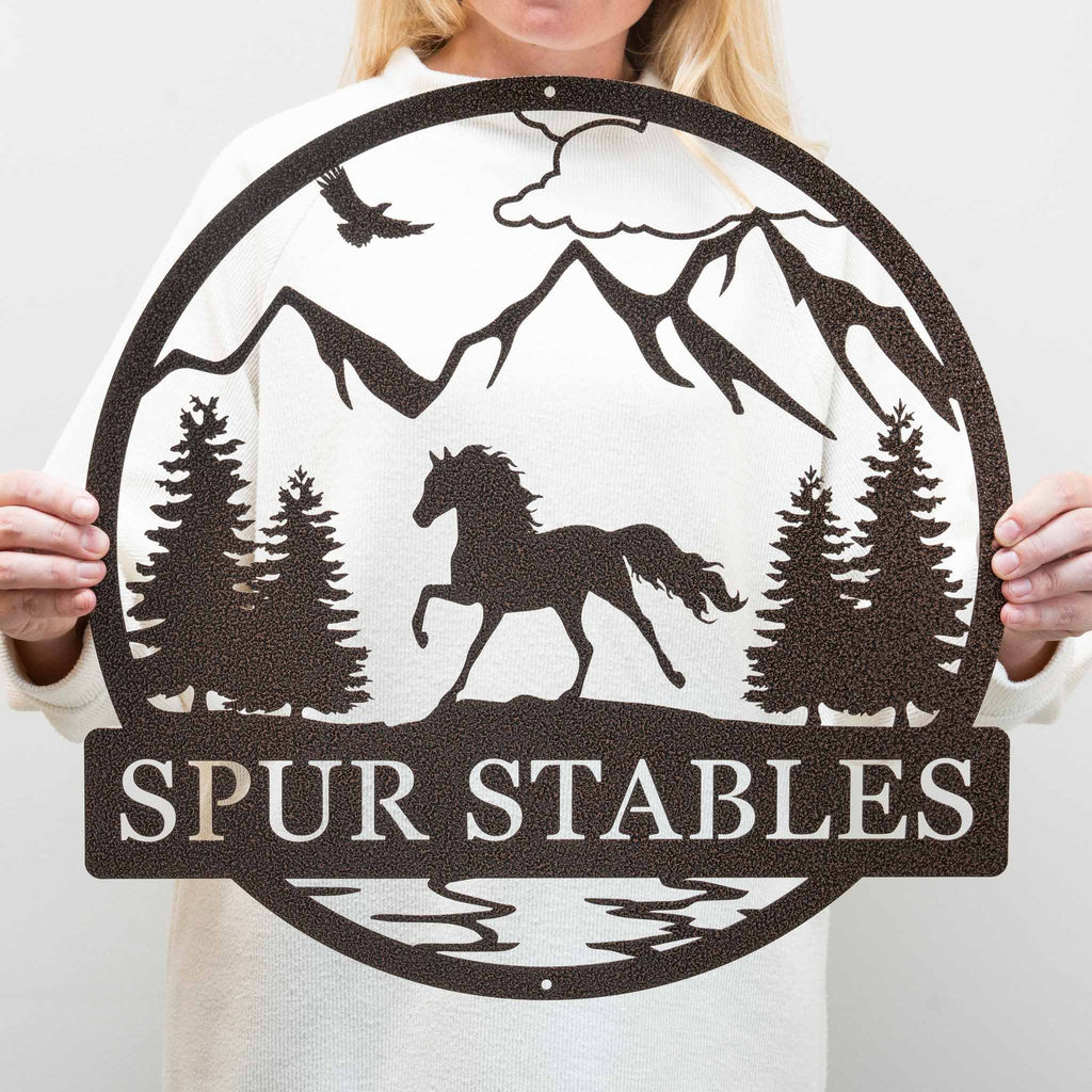 Horse Outdoor Monogram