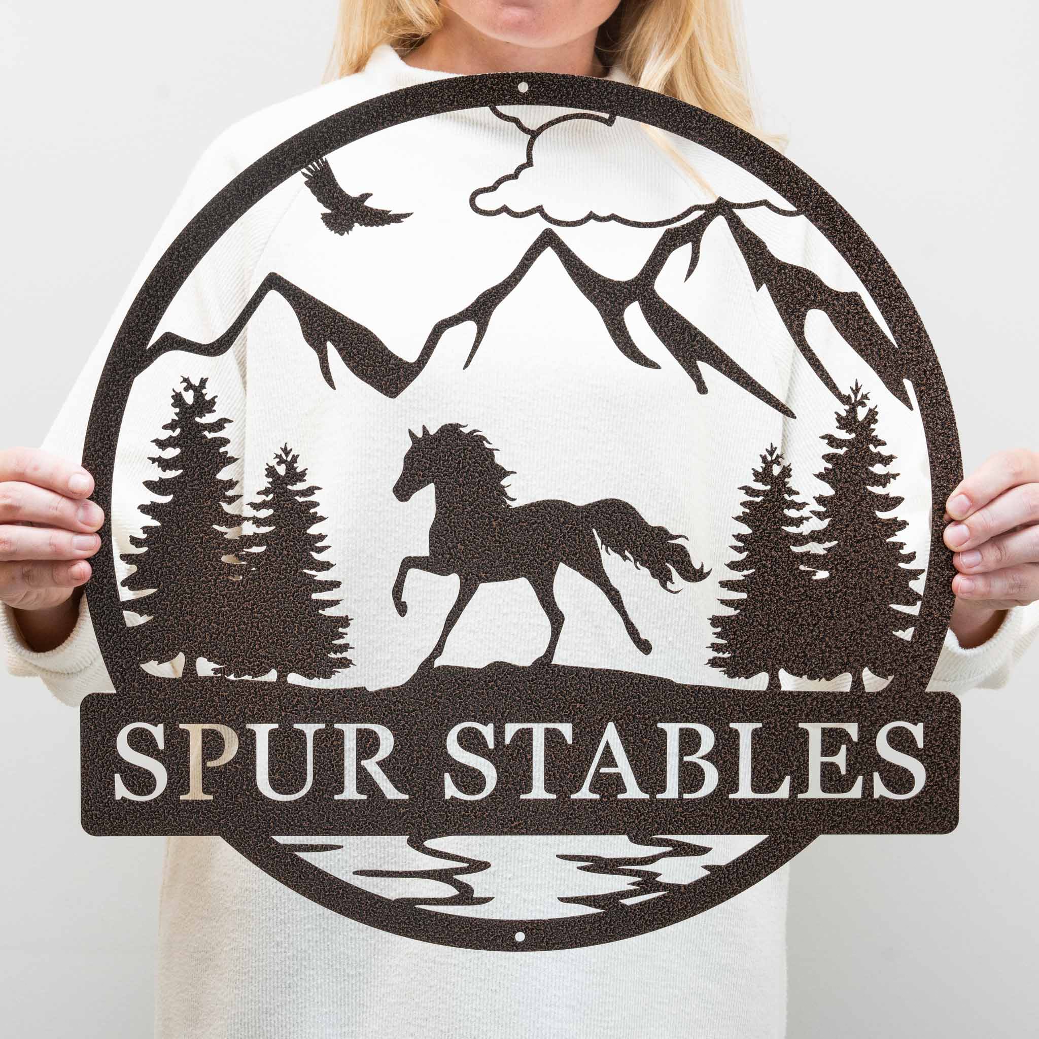 Horse Outdoor Monogram