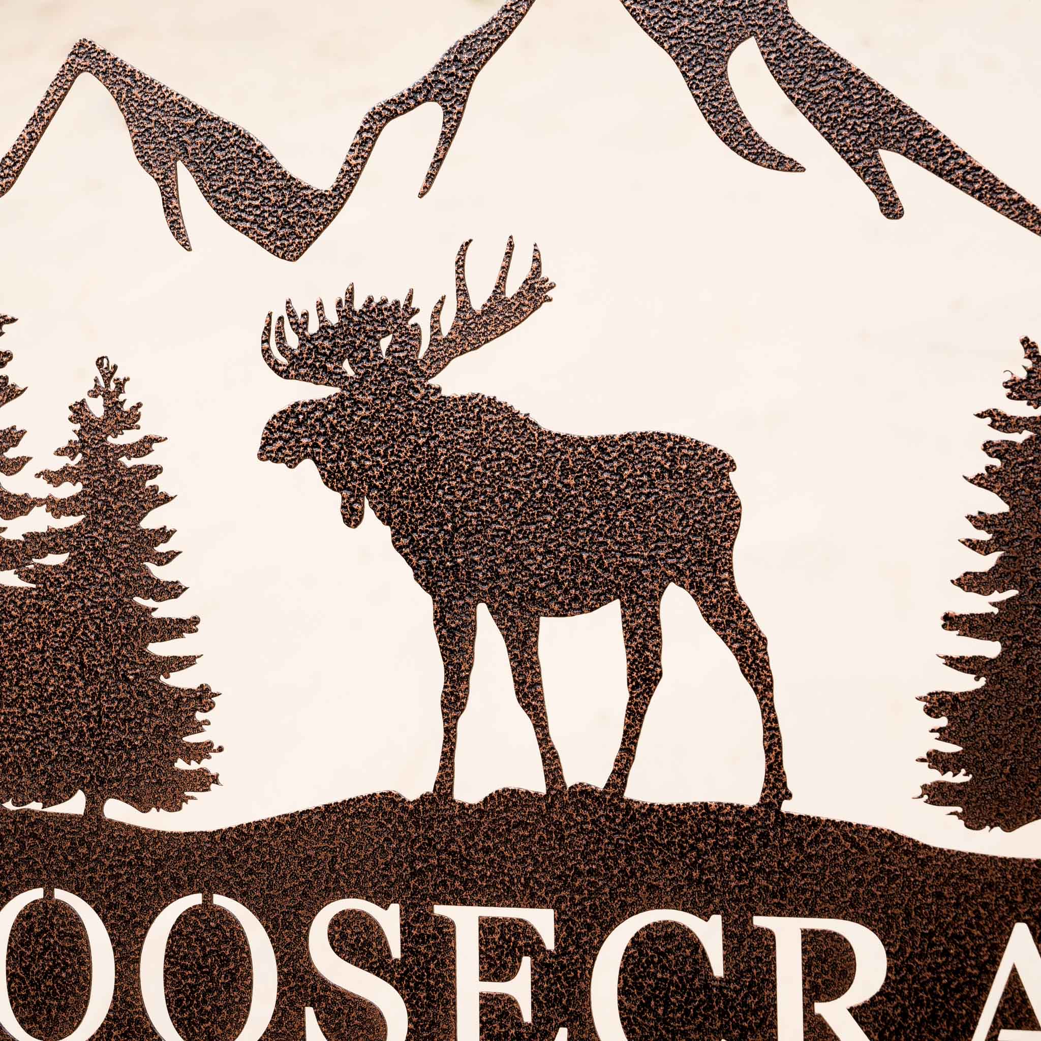 Moose Outdoor Monogram