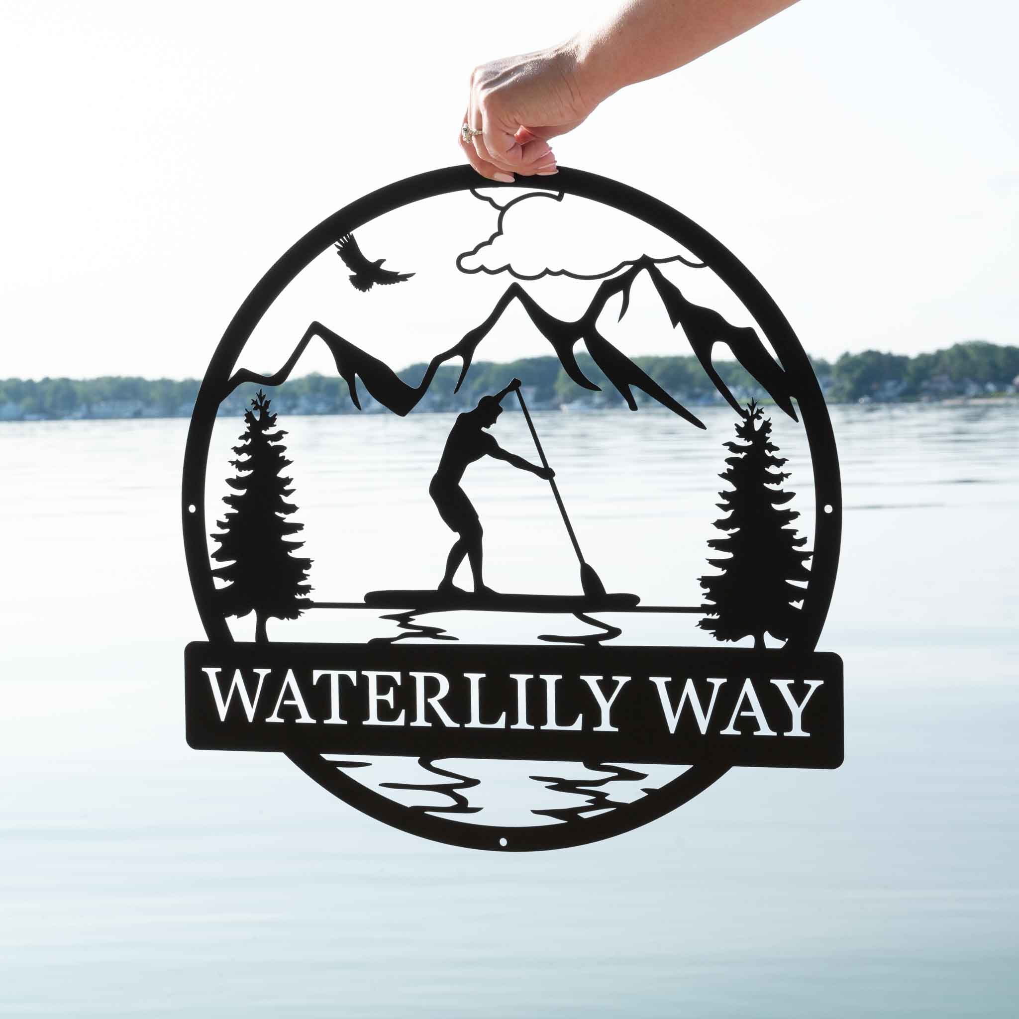 Paddle Board Outdoor Monogram