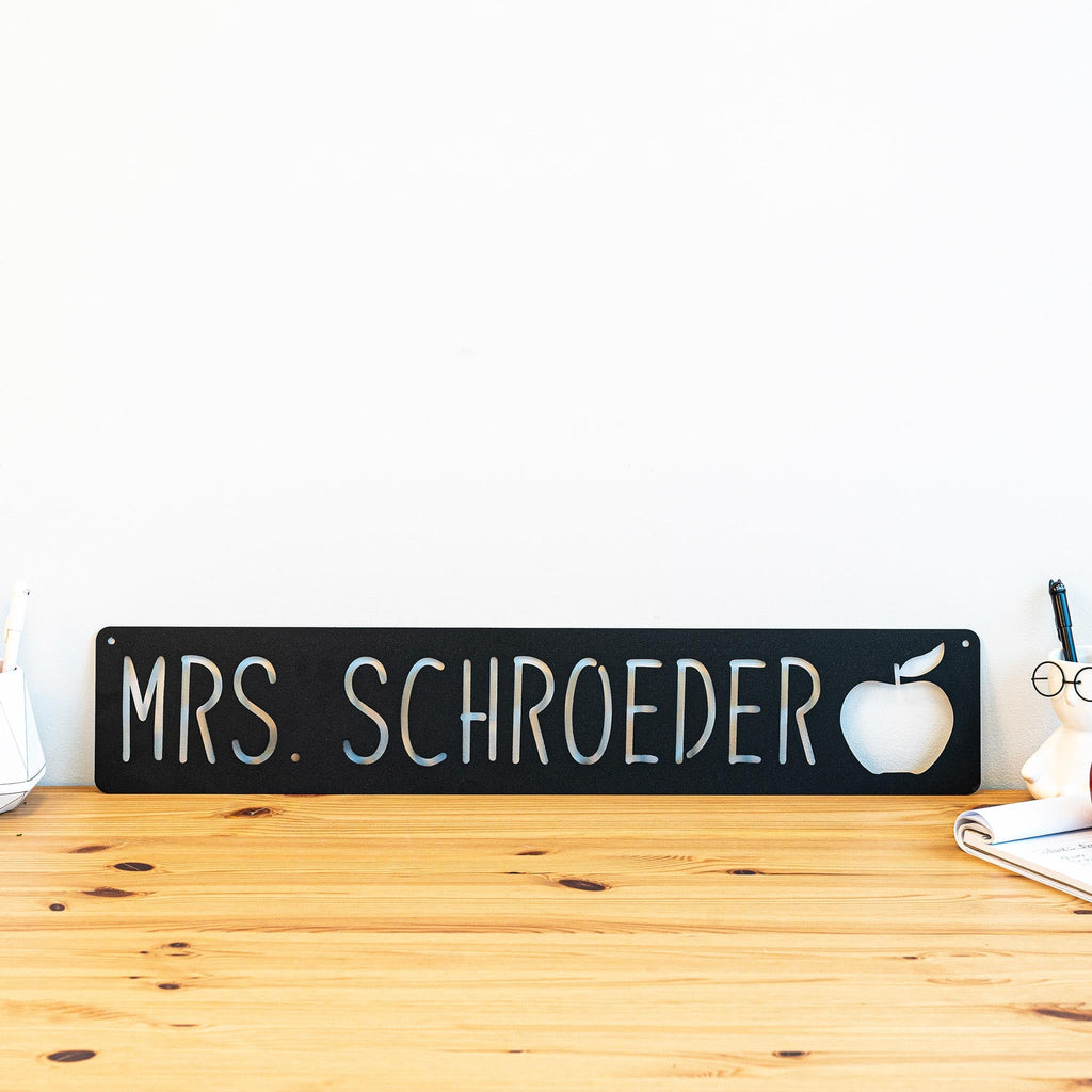 Teacher's Name Plaque