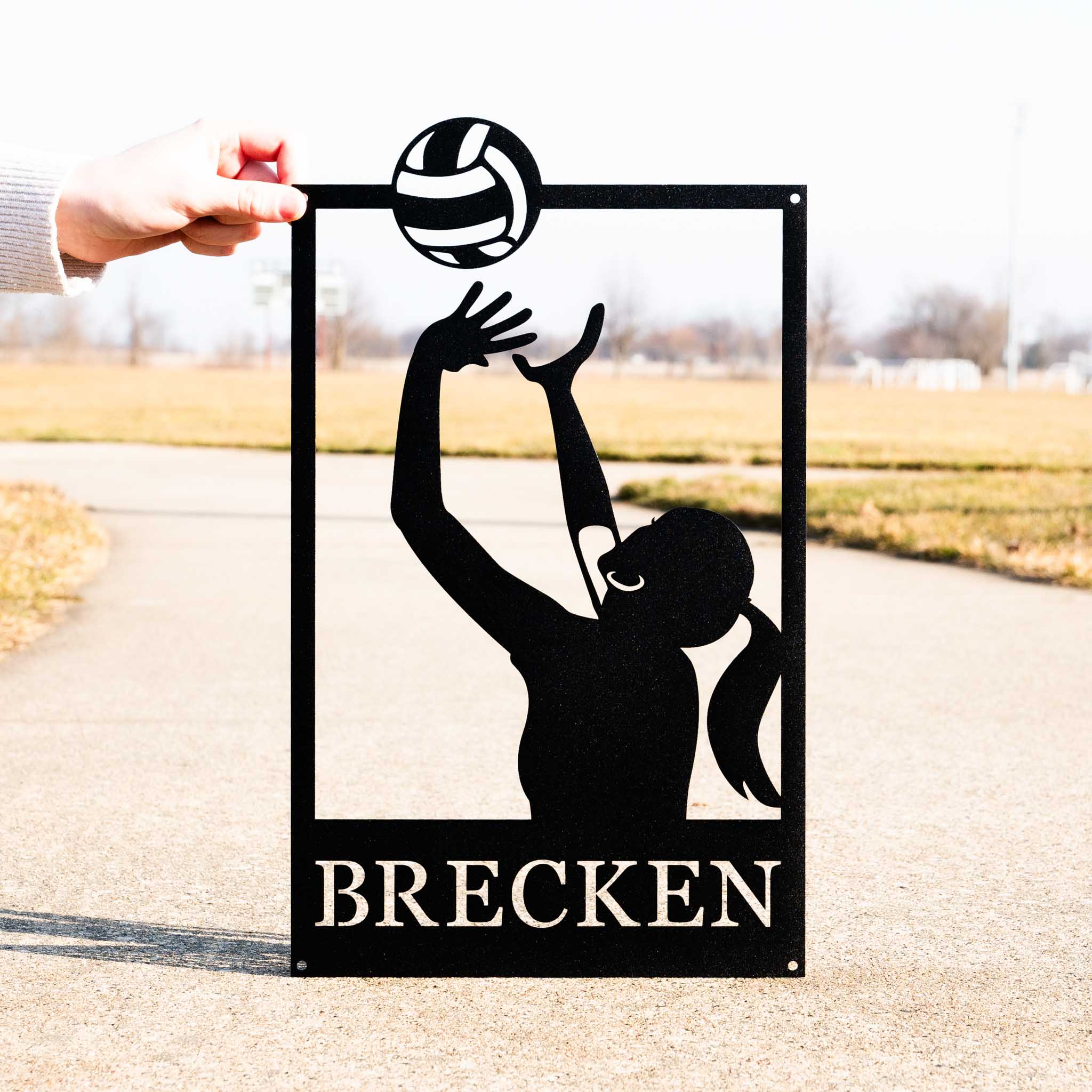 Volleyball Athlete Monogram