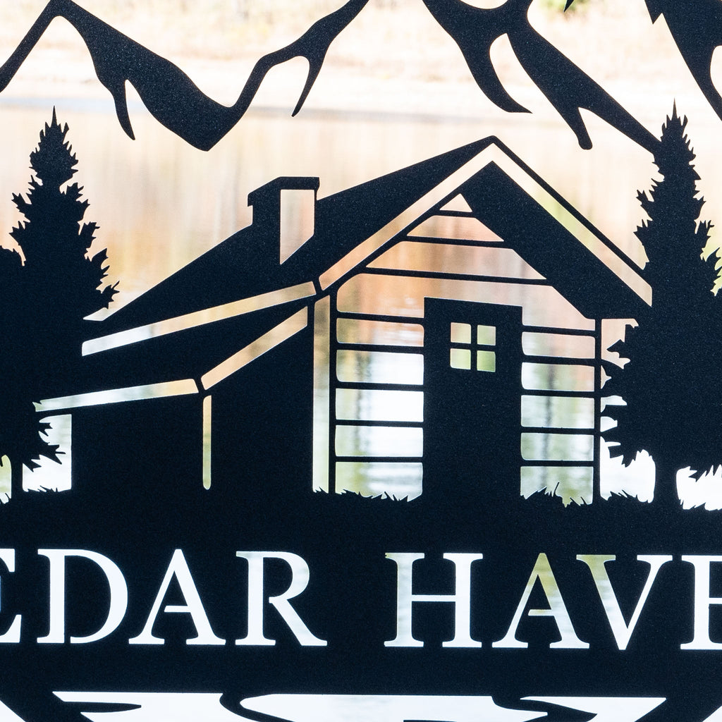 Cabin Outdoor Monogram