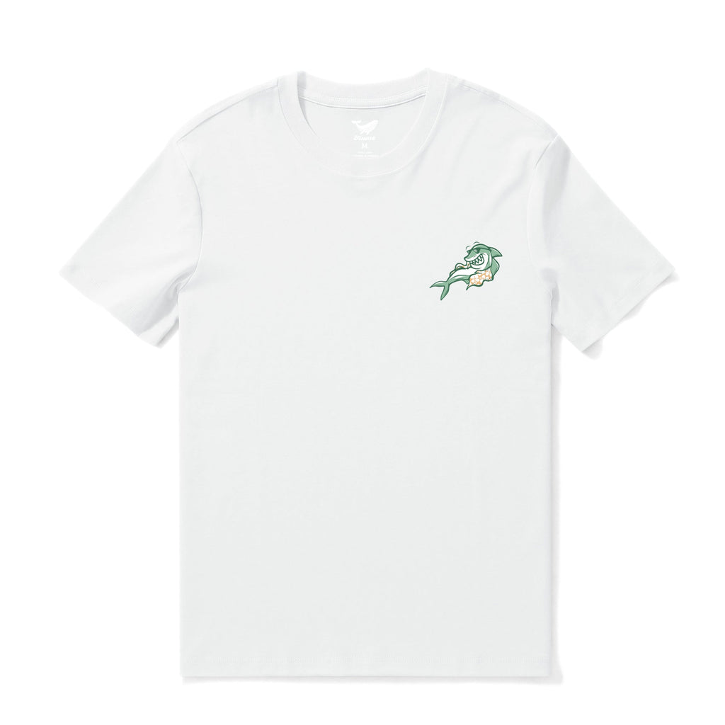 Hawaiian Tee For Men Do not Disturb By Loindaflow Tee Crew Neck 100% Cotton - WHITE
