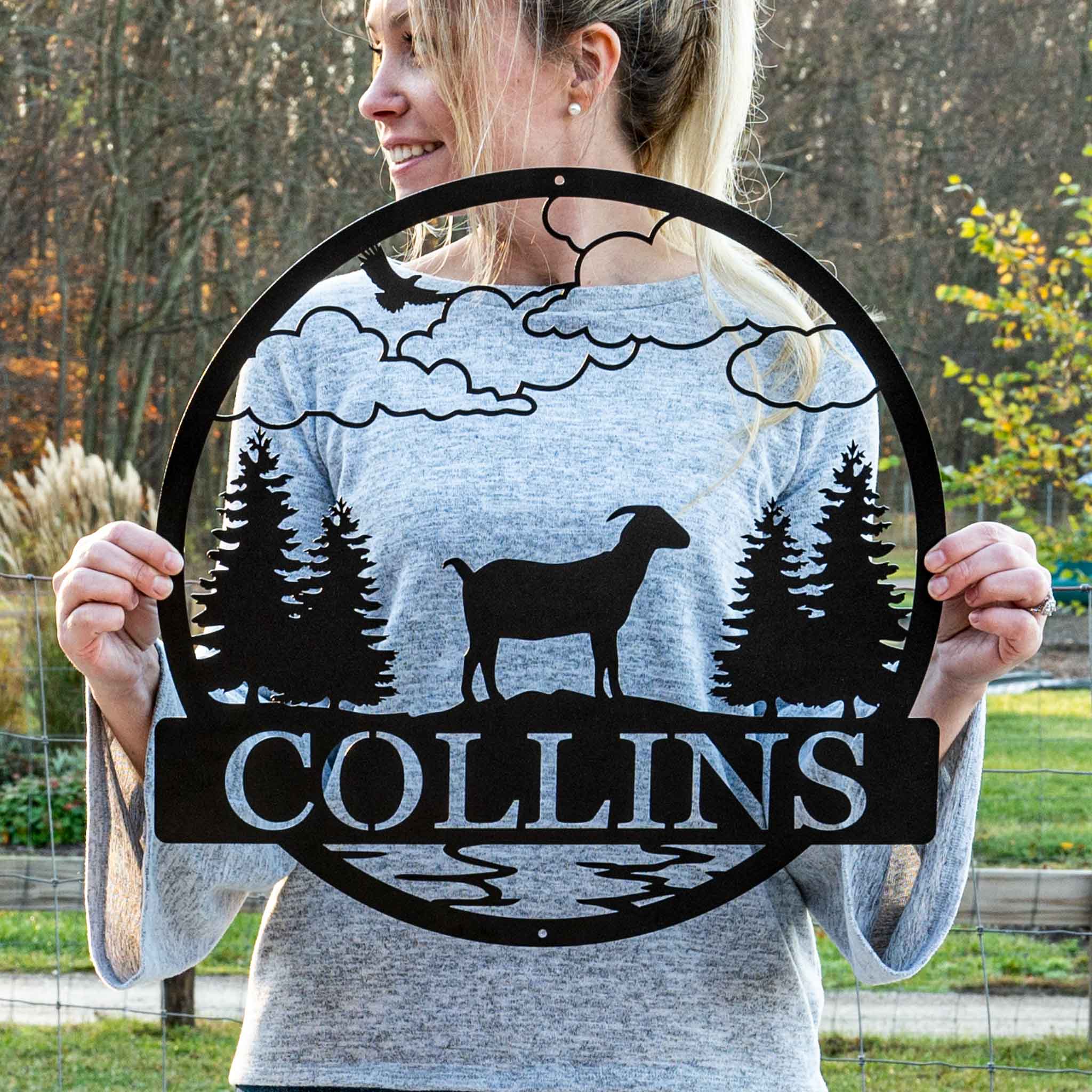 Goat Outdoor Monogram