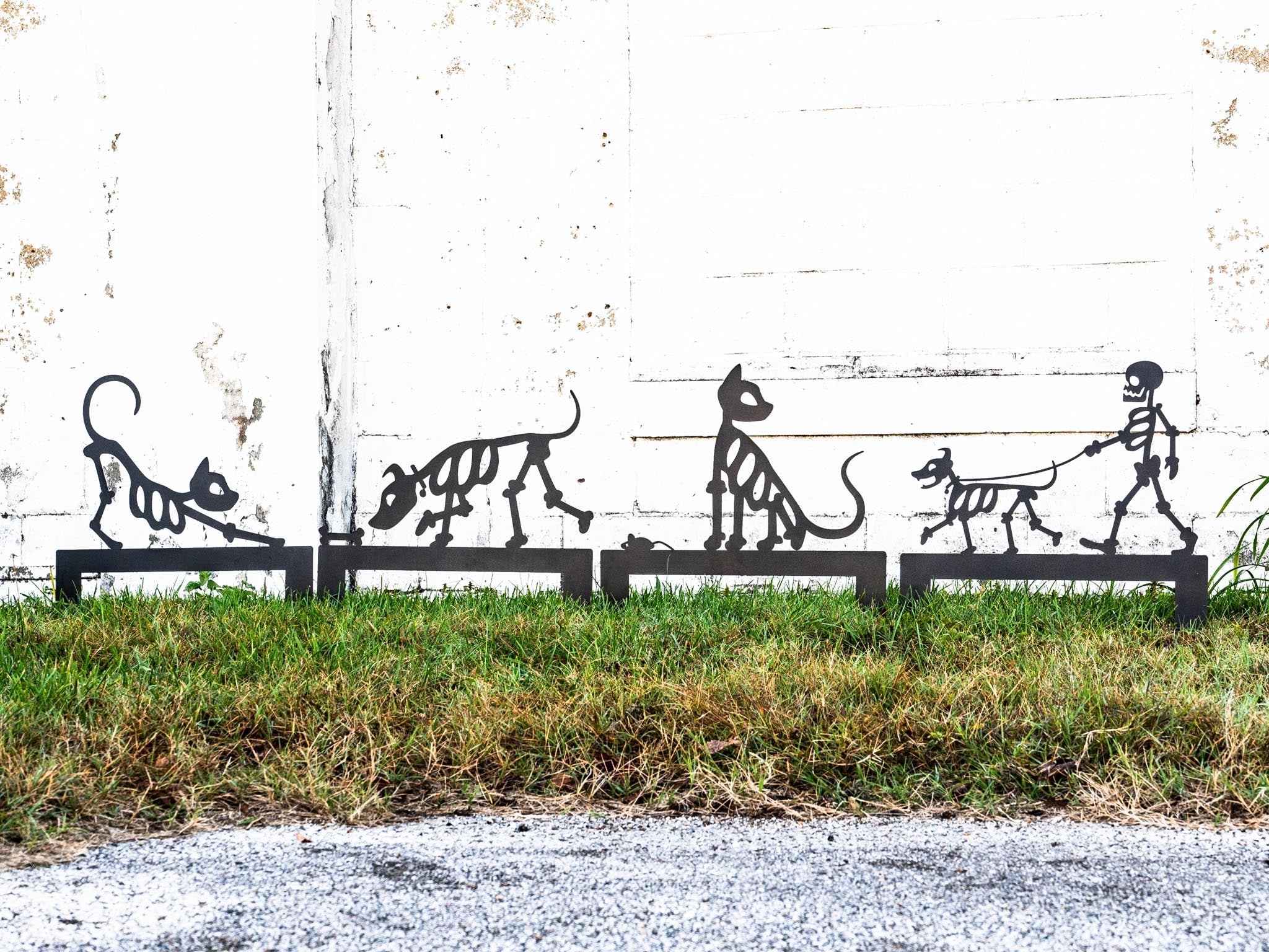 Halloween Pet Skeleton Yard Stakes