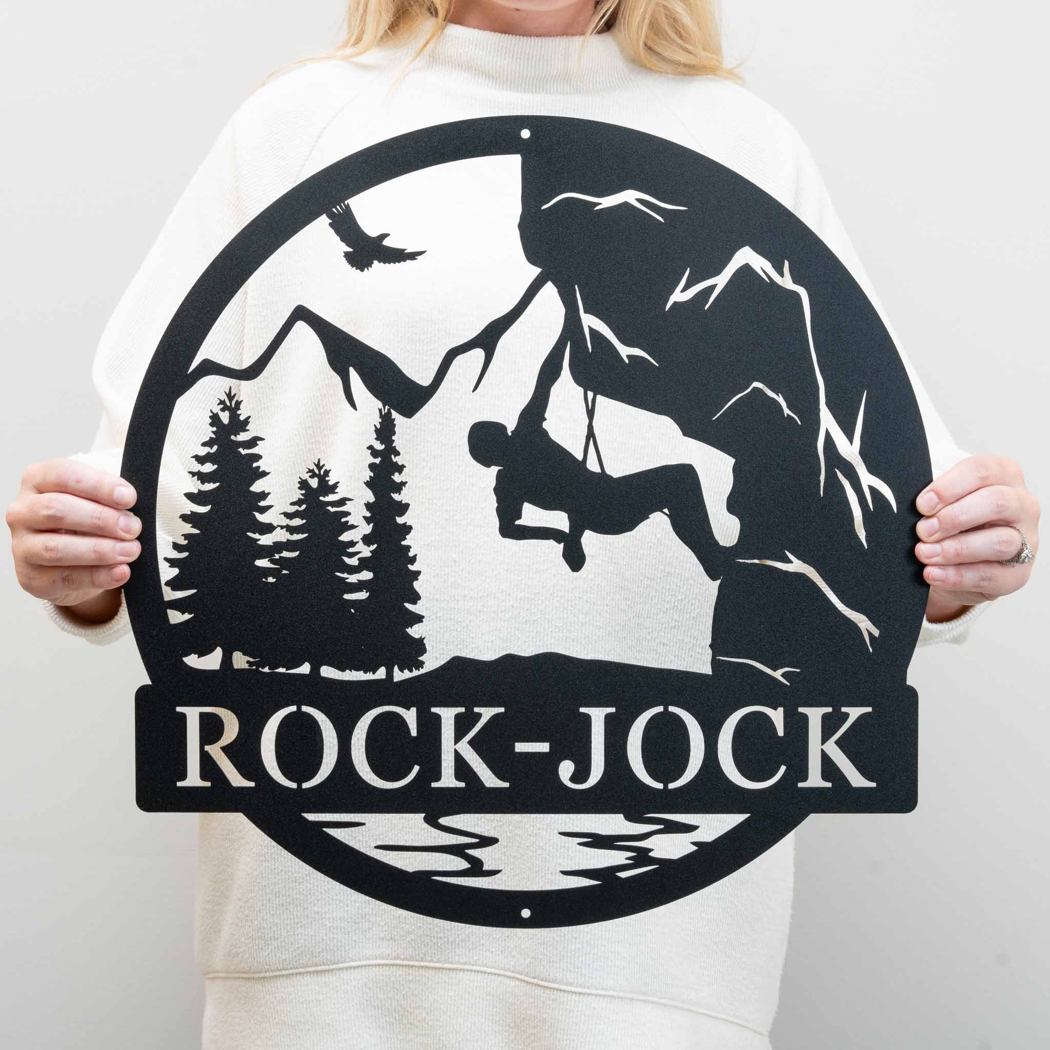 Rock Climbing Outdoor Monogram