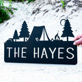 Tent Monogram Plaque