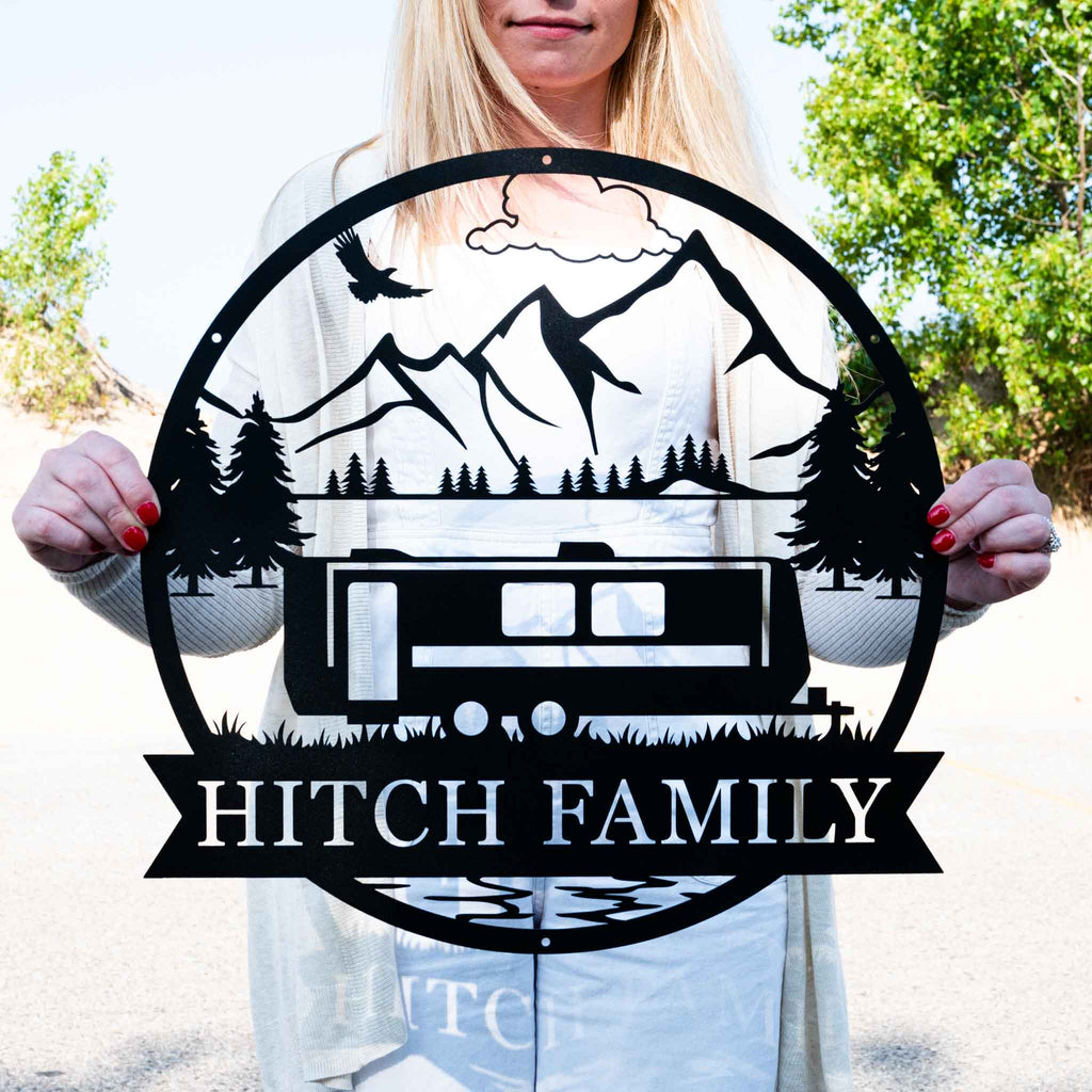 Travel Trailer Outdoor Monogram