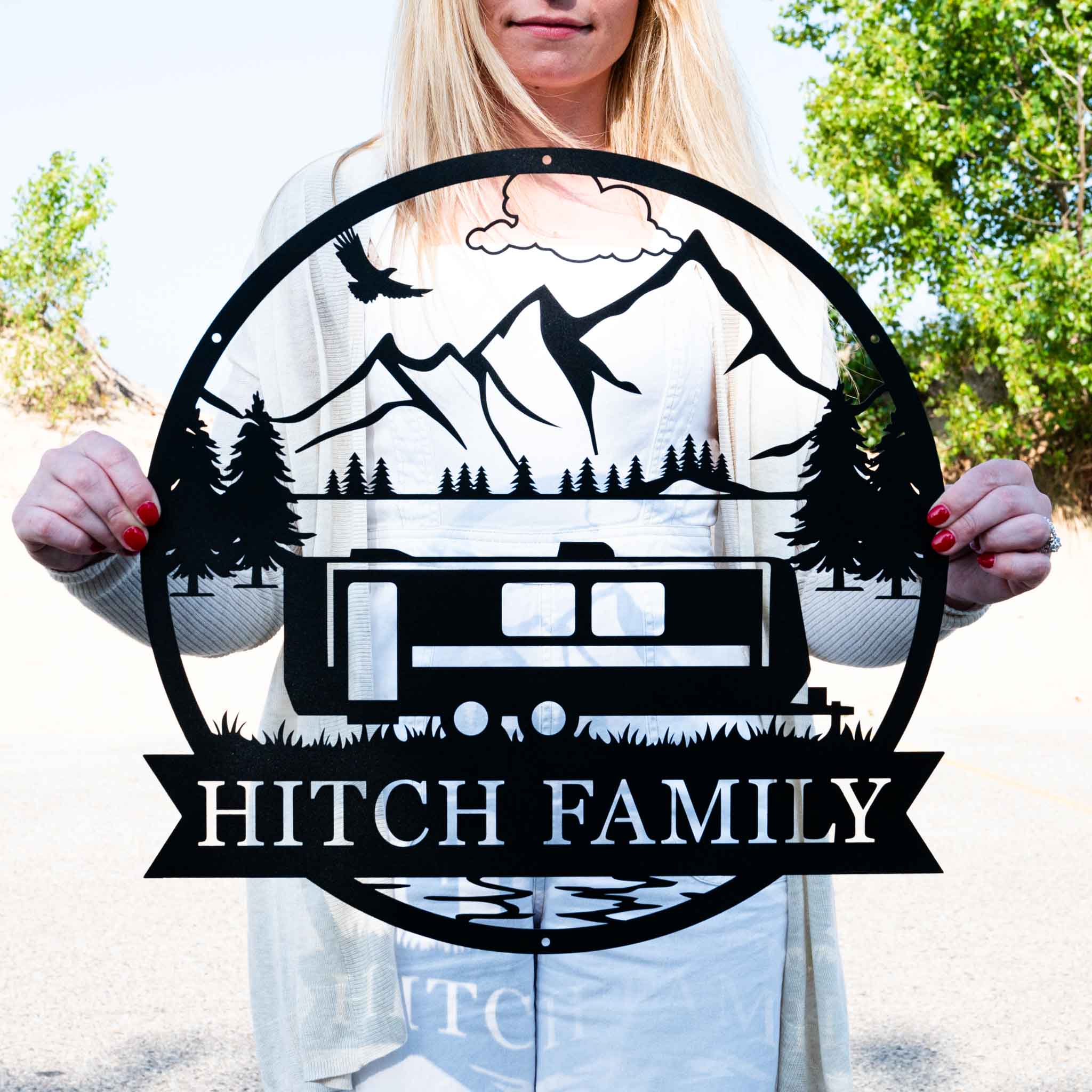 Travel Trailer Outdoor Monogram