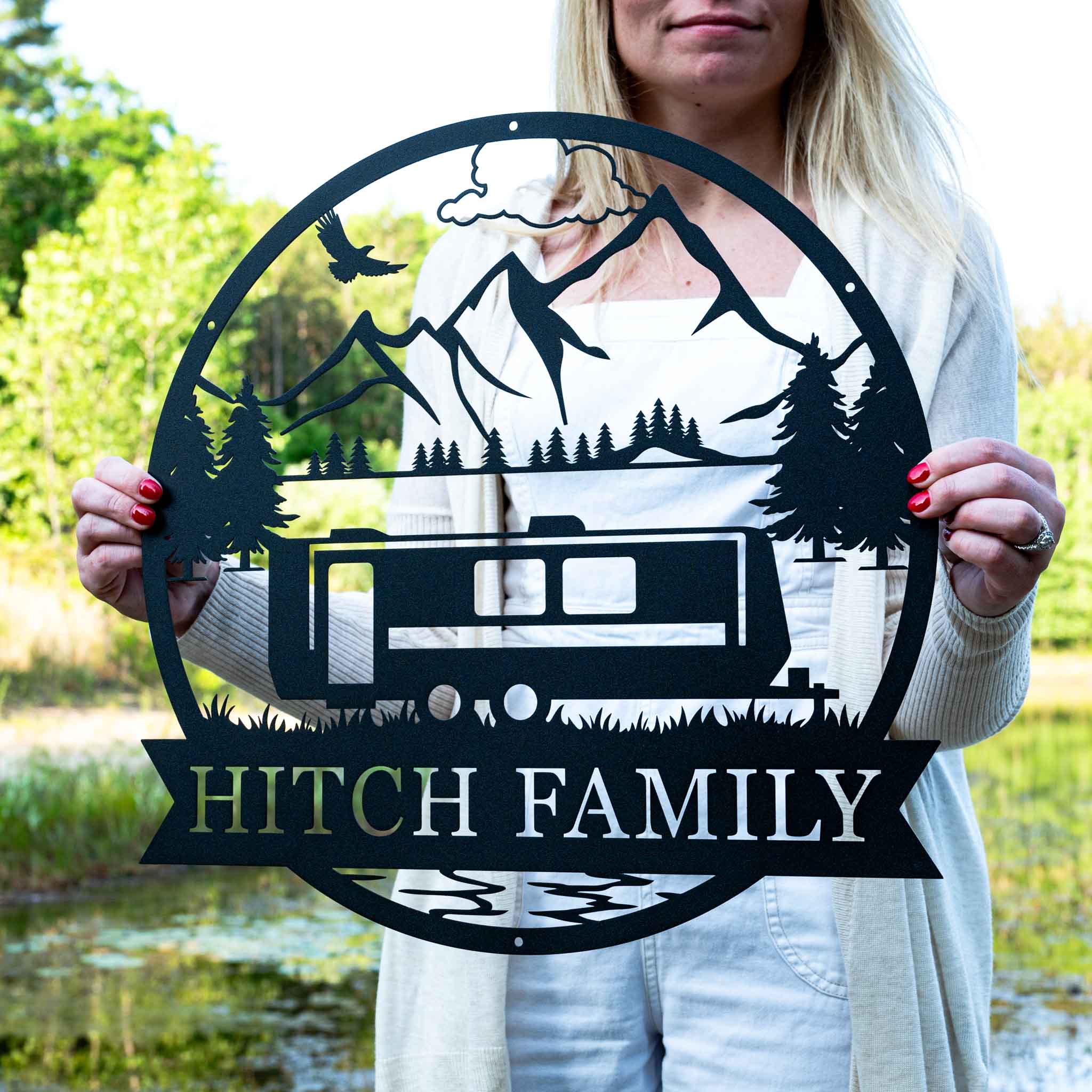 Travel Trailer Outdoor Monogram